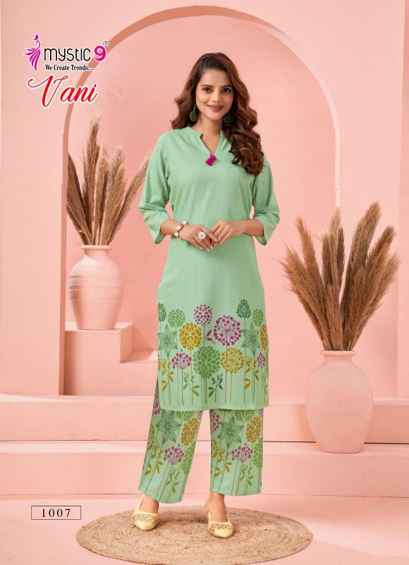 Mystic 9 Vani Vol 1 Catalog co ord sets manufacturers in india