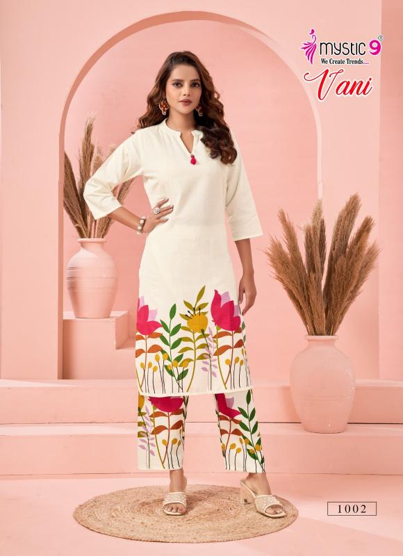 Mystic 9 Vani Vol 1 Catalog co ord sets manufacturers in india