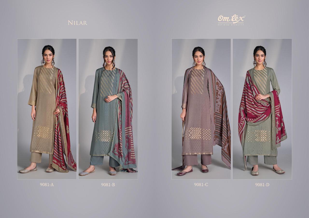 Omtex Nilar catalog unstitched salwar kameez wholesalers in kolkata