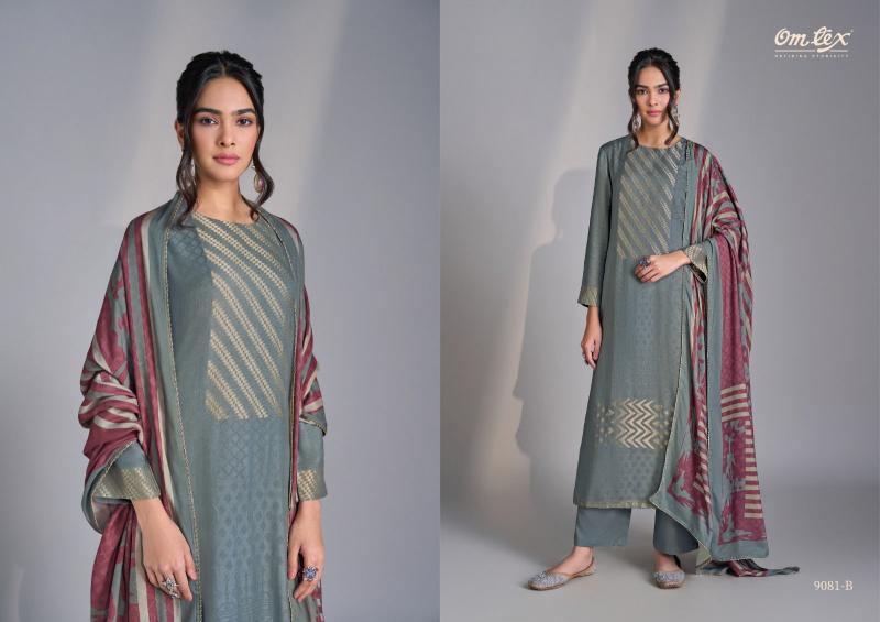 Omtex Nilar catalog unstitched salwar kameez wholesalers in kolkata