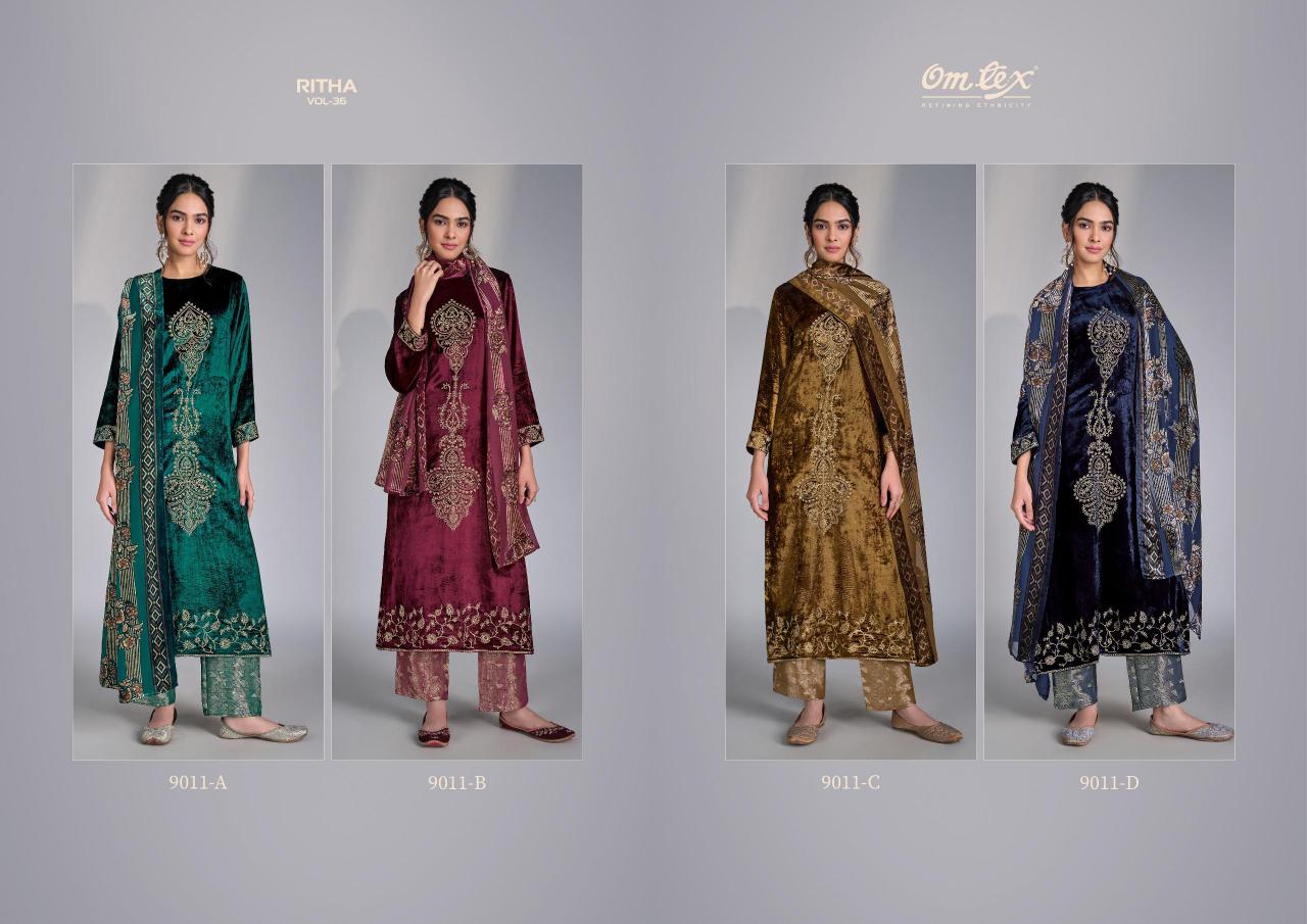 Omtex Ritha Vol 36 catalog ahmedabad salwar kameez wholesalers