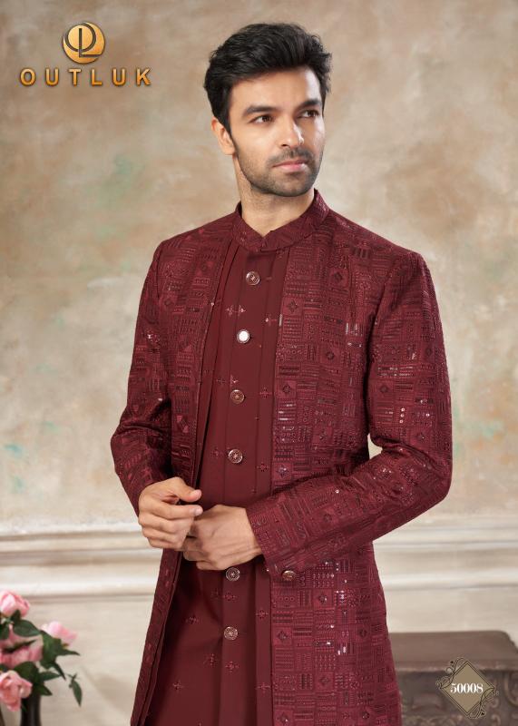 Outluk Wedding Collection Vol 50 catalog wholesale branded mens kurtis