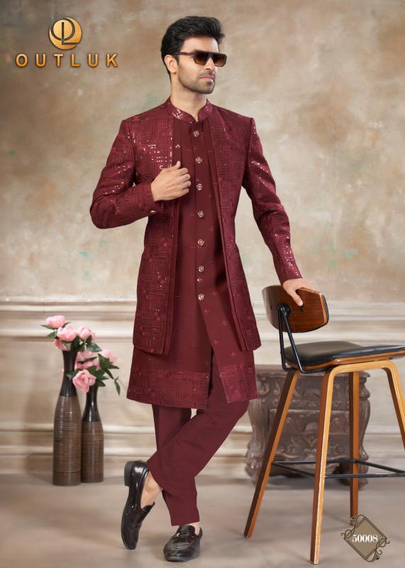 Outluk Wedding Collection Vol 50 catalog wholesale branded mens kurtis