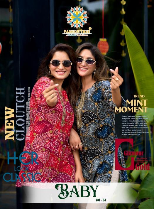 Passion Tree Baby Vol 4 Catalog short kurtis wholesale