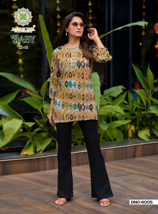 Passion Tree Baby Vol 4 Catalog short kurtis wholesale