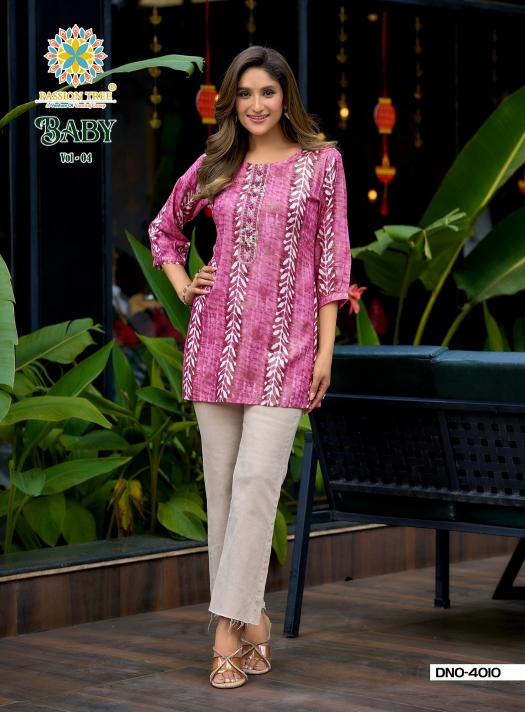 Passion Tree Baby Vol 4 Catalog short kurtis wholesale
