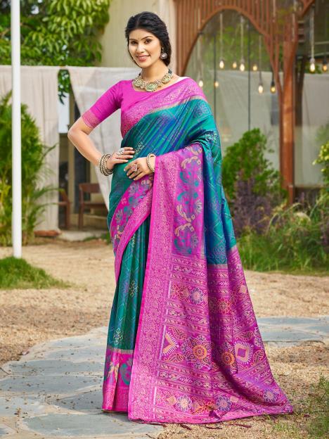 POORVIKA SILK VOL 4 by Astita fancy designer Pochampalli Soft Silk fabric saree wholesale with Fancy latkan 
