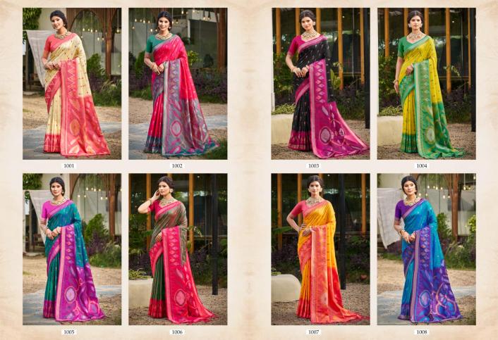 Poorvika silk vol 5 by Astita fancy designer Pochampalli Soft Silk sarees