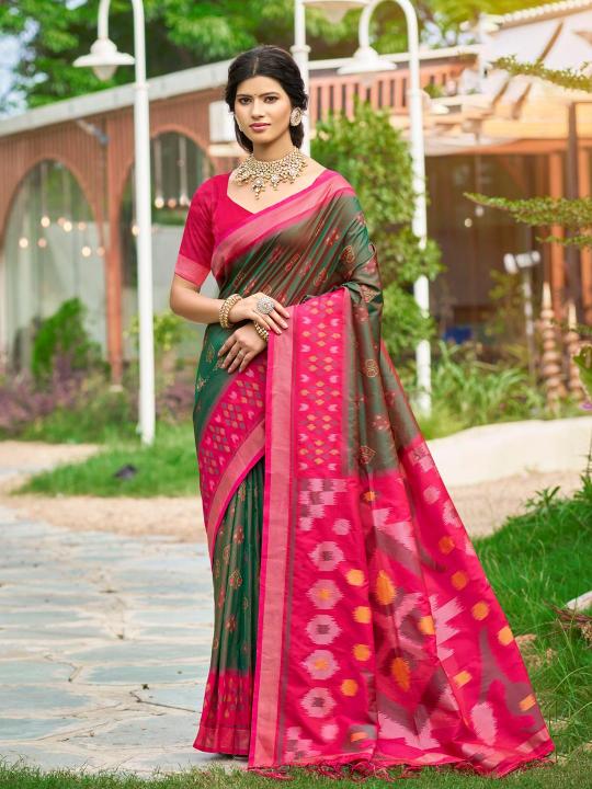 POORVIKA SILK VOL 6 by Astita fancy designer Pochampalli Soft Silk fabric saree wholesale with Fancy latkan 