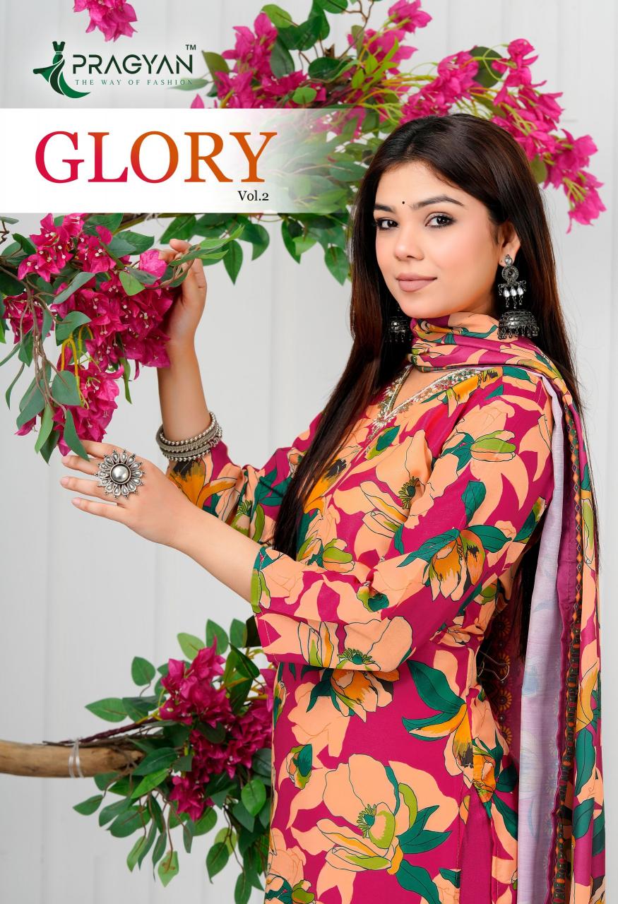 Pragyan Glory Vol 2 catalog best wholesale kurti market in surat