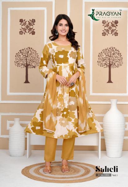 Pragyan Saheli vol 1 catalog wholesale rate branded kurtis