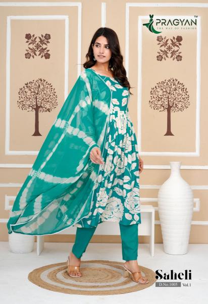 Pragyan Saheli vol 1 catalog wholesale rate branded kurtis
