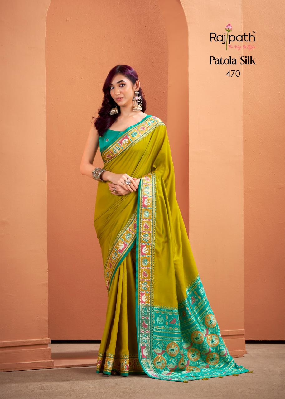 Rajpath Vrundavn catalog patola saree shop in surat