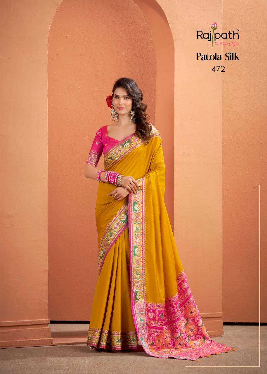 Rajpath Vrundavn catalog patola saree shop in surat