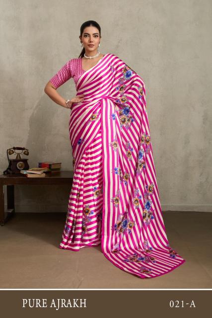 Rajtex Pure Ajrakh 21 catalog wholesale saree shop surat