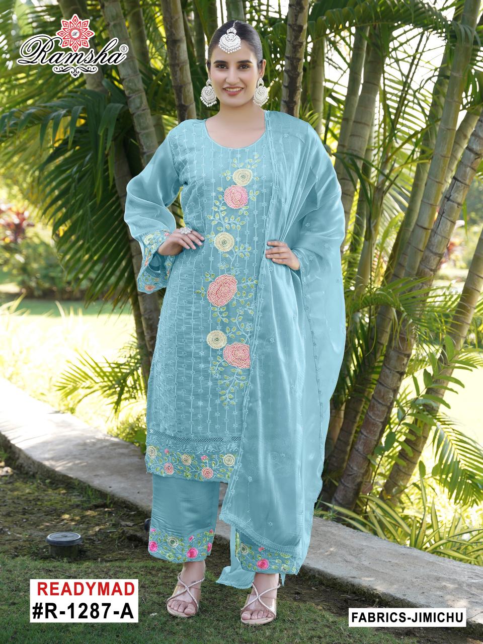 Ramsha R 1287 Nx catalog pakistani readymade suit wholesaler manchester