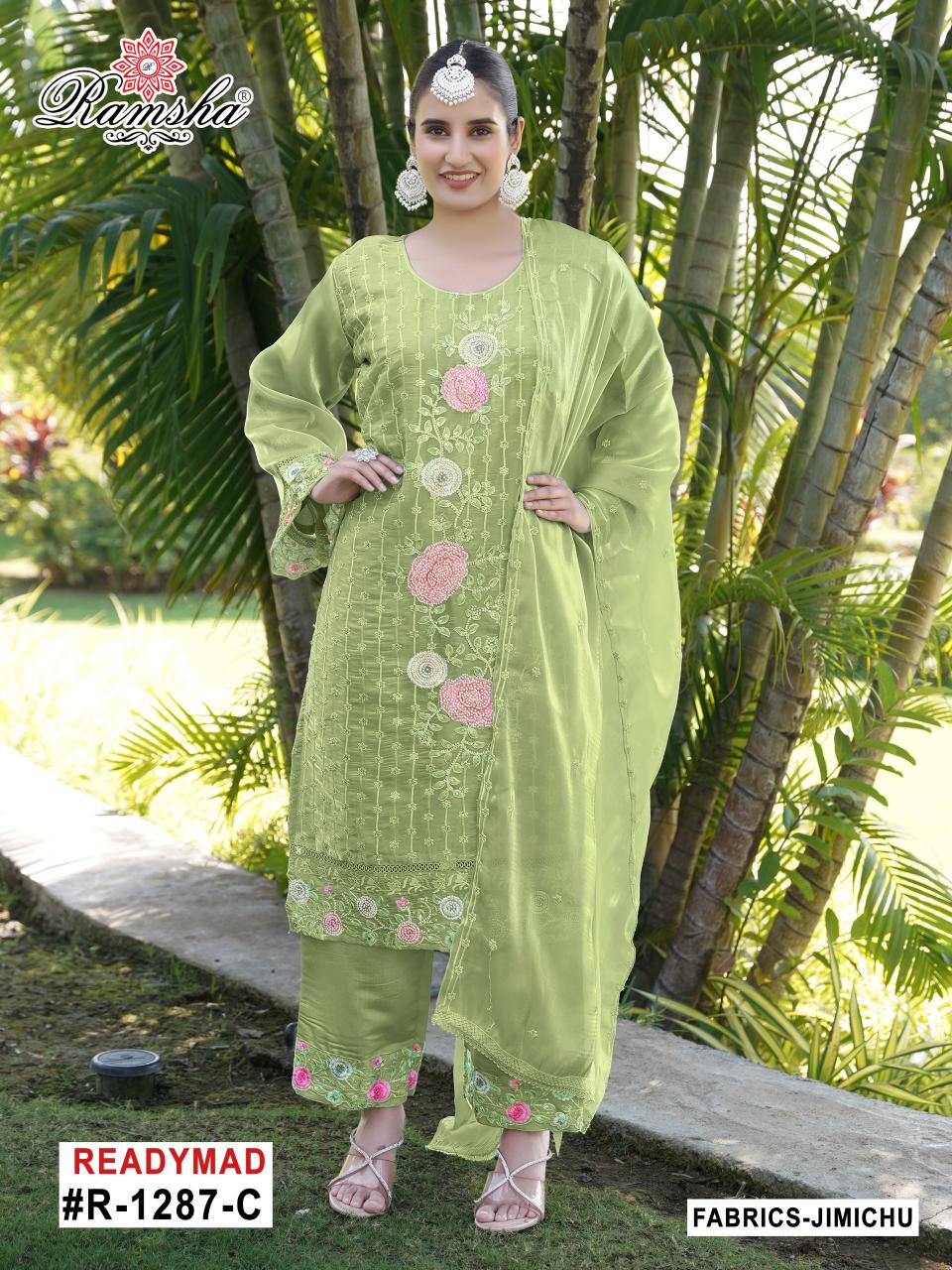 Ramsha R 1287 Nx catalog pakistani readymade suit wholesaler manchester