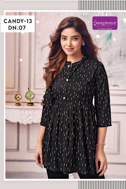 Rangmaya Candy 13 Catalog short kurti wholesaler in pune