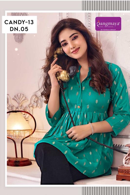 Rangmaya Candy 13 Catalog short kurti wholesaler in pune