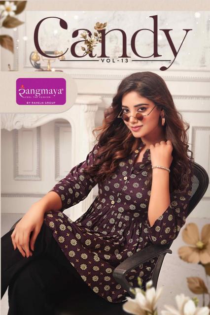 Rangmaya Candy 13 Catalog short kurti wholesaler in pune