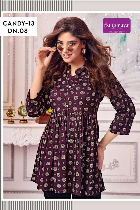 Rangmaya Candy 13 Catalog short kurti wholesaler in pune