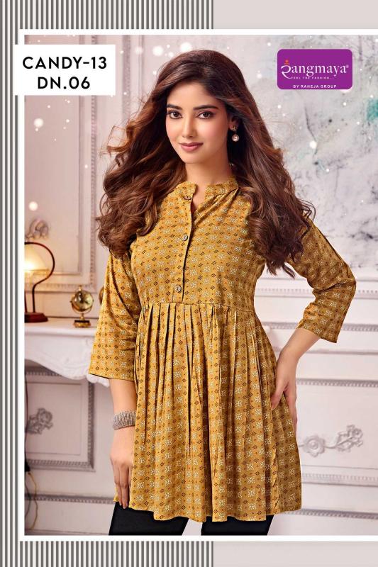 Rangmaya Candy 13 Catalog short kurti wholesaler in pune
