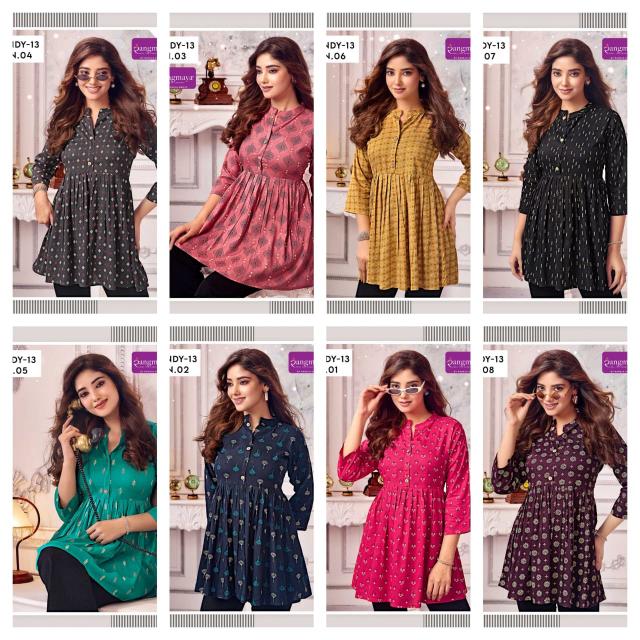 Rangmaya Candy 13 Catalog short kurti wholesaler in pune