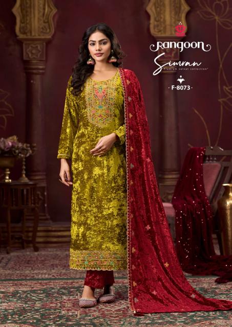 Rangoon Simran catalog fusion kurtis wholesale
