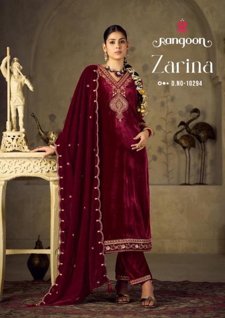 Rangoon Zarina catalog indian kurtis wholesale suppliers