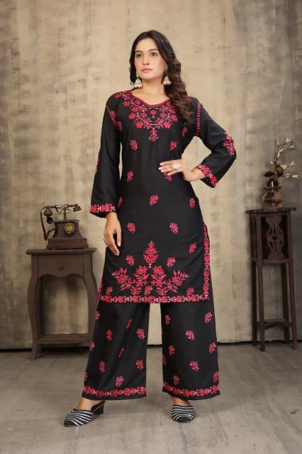 Rasili Nx Sanaya catalog chikan work kurtis wholesale