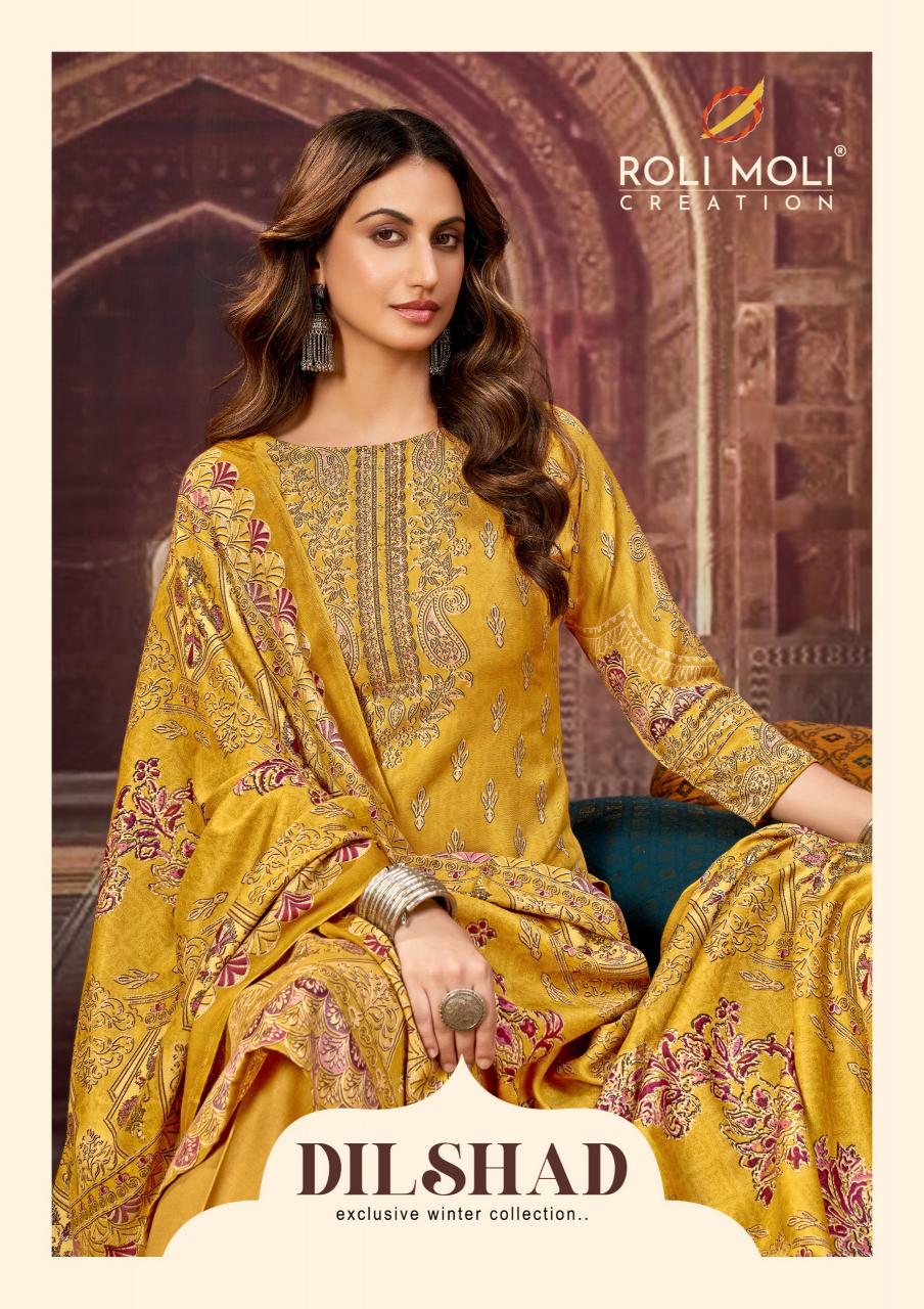 Roli Moli Dilshad catalog wholesale dealers in hyderabad for dress material