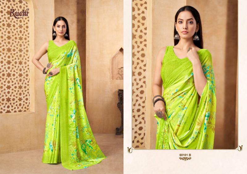 Ruchi Star Chiffon 216 catalog wholesale saree shops in surat