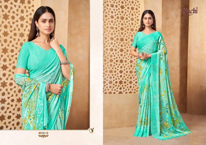 Ruchi Star Chiffon 216 catalog wholesale saree shops in surat