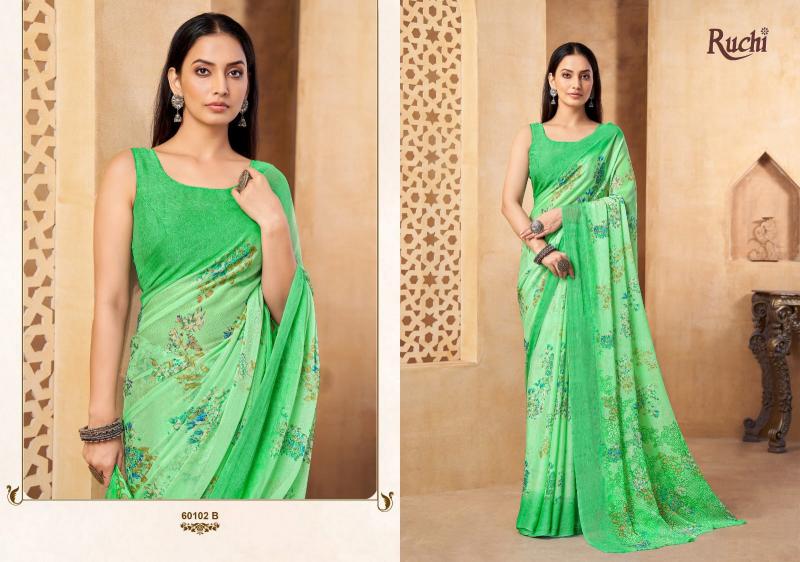 Ruchi Star Chiffon 216 catalog wholesale saree shops in surat