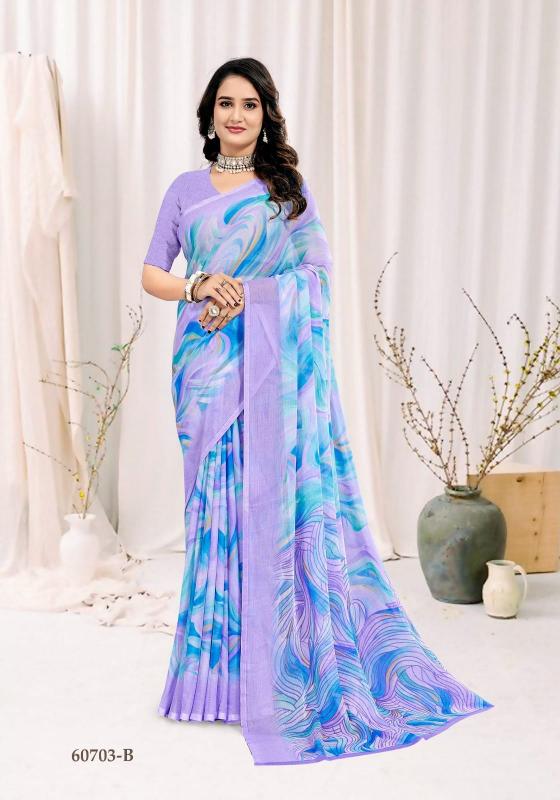 Ruchi Star Chiffon 222 catalog bulk saree wholesale