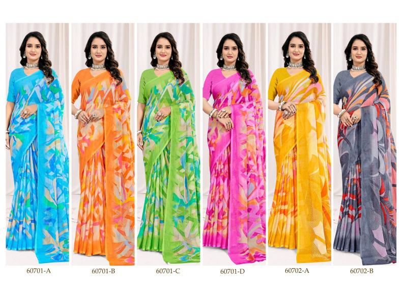 Ruchi Star Chiffon 222 catalog bulk saree wholesale