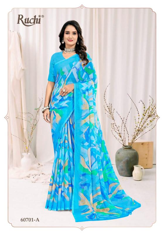 Ruchi Star Chiffon 222 catalog bulk saree wholesale