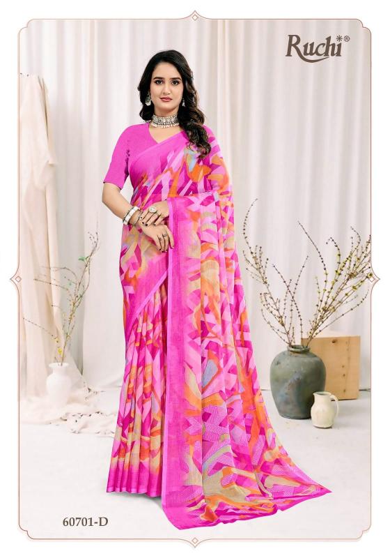 Ruchi Star Chiffon 222 catalog bulk saree wholesale