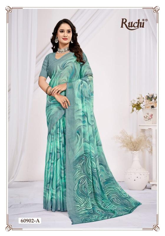 Ruchi Star Chiffon 223 catalog buy saree in bulk