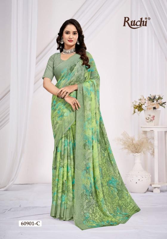 Ruchi Star Chiffon 223 catalog buy saree in bulk
