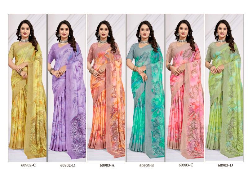 Ruchi Star Chiffon 223 catalog buy saree in bulk