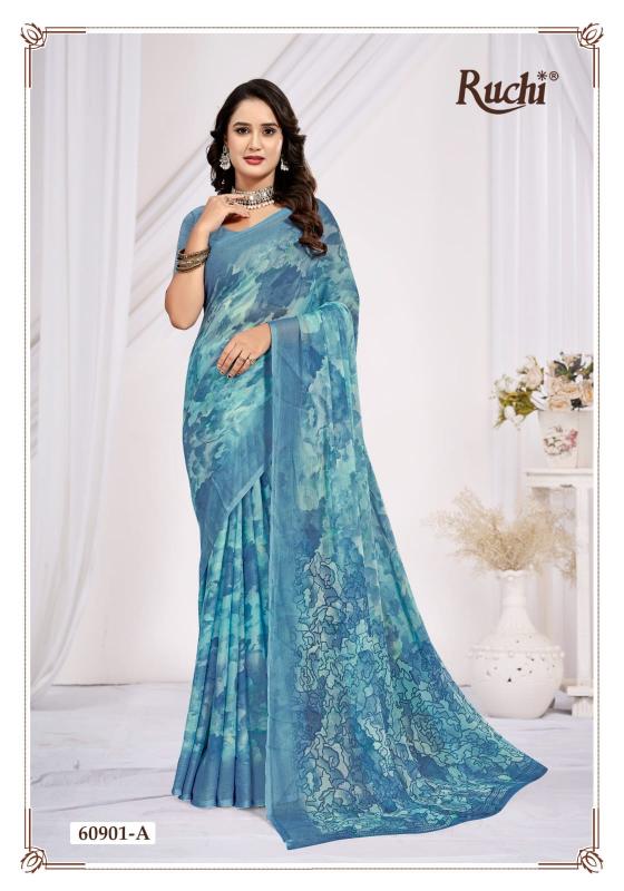 Ruchi Star Chiffon 223 catalog buy saree in bulk