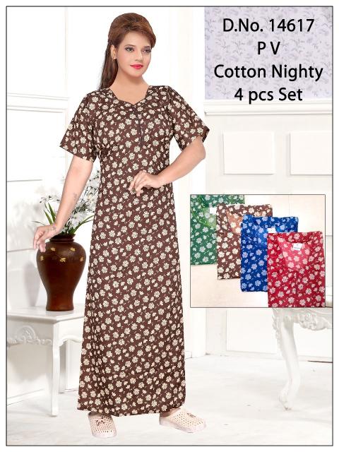 Sabella 14617 & 14618 cotton nighty 