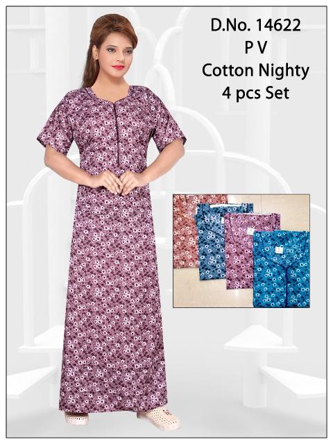 Sabella 14622 & 14623 cotton nighty 