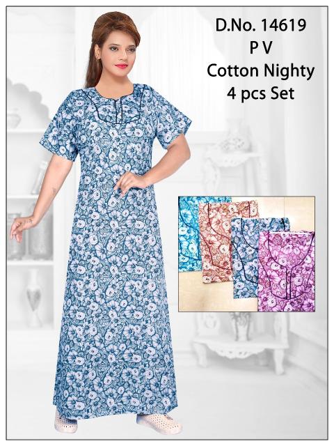Sabella 14624 & 14619 cotton nighty 