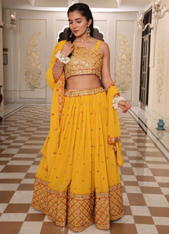 Sabella 356 vol 2 catalog yellow lehenga online shopping in india