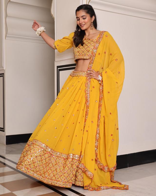 Sabella 356 vol 2 catalog yellow lehenga online shopping in india