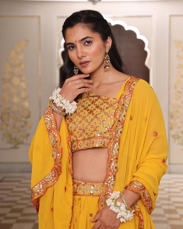 Sabella 356 vol 2 catalog yellow lehenga online shopping in india