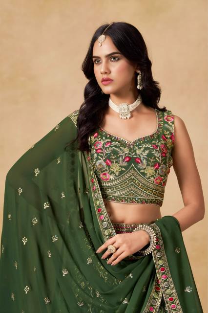 Sabella 5134 Green catalog lehenga choli sale in india