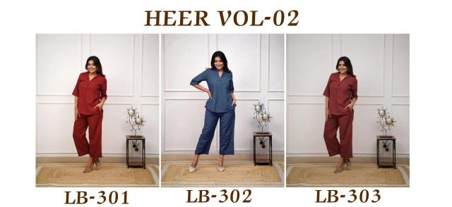 Sabella Heer vol 2 catalog co ord set wholesale in mumbai